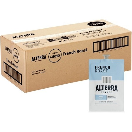 Lavazza Alterra Coffee Freshpacks, French Roast, Black, 100PK LAV48010